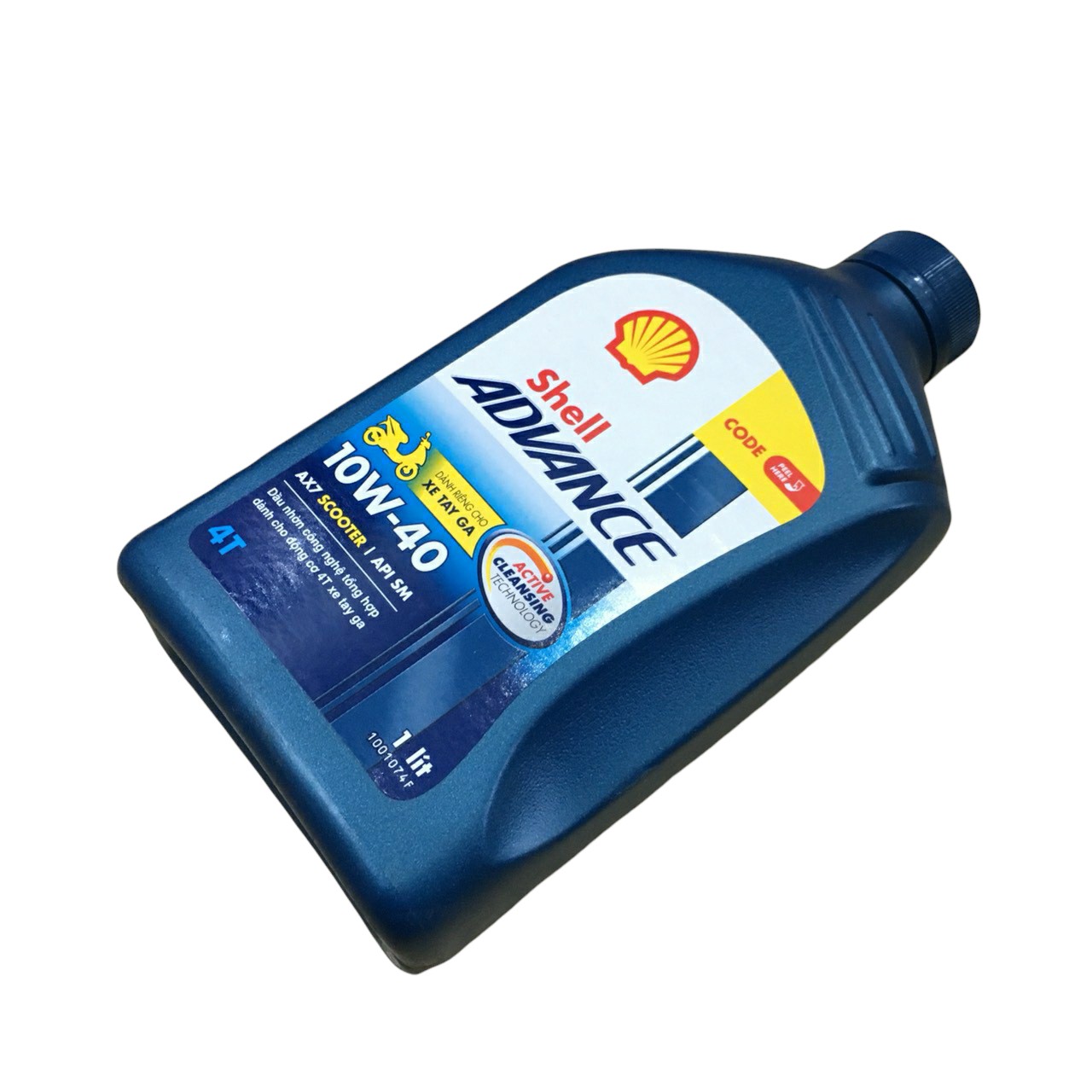 NHỚT SHELL ADVANCE AX7 Scooter 10W-40 1L (Nhớt tay ga)