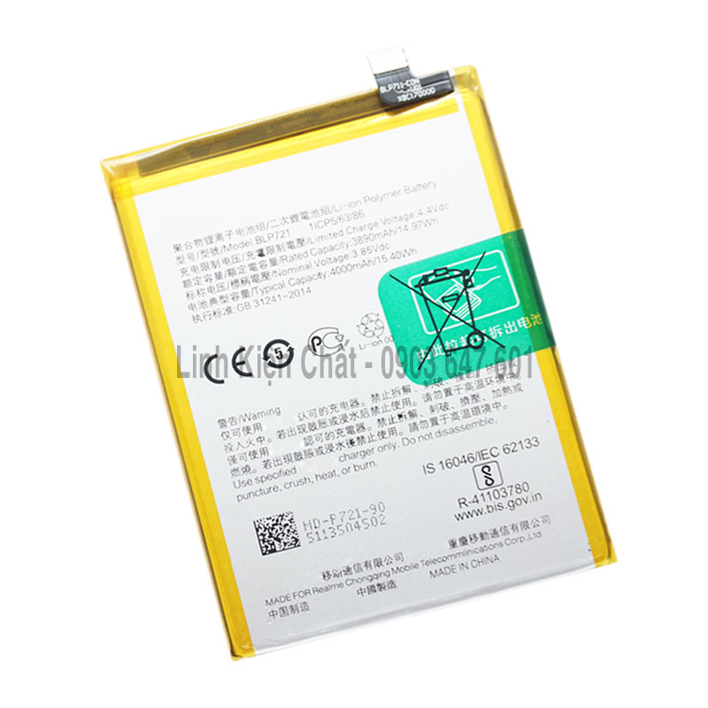 Pin cho điện thoại Oppo A1K CPH1923 4000mAh Zin