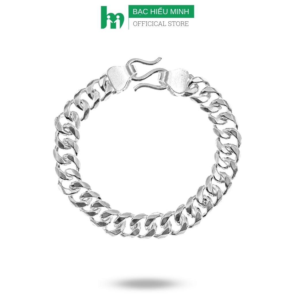 Lắc tay nam bằng bạc ta bạc hiểu minh ltn001 1 cây 1