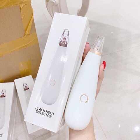 Máy hút mụn đầu đen, mụn cám, chăm sóc da mặt cao cấp với ba đầu hút mụn thông minh