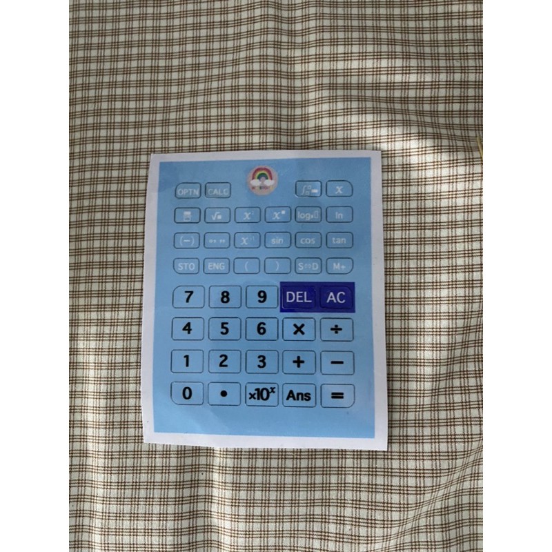 [HCM]Dán phím máy tính casio 580