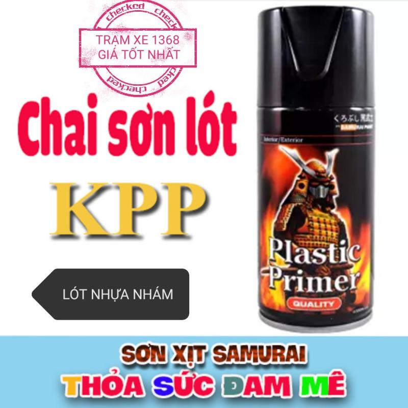SƠN SAMURAI SƠN LÓT NHỰA KPP CHUYÊN DỤNG - SƠN TẠO ĐỘ BÁM CHO CÁC CHI TIẾT NHỰA ĐEN VÀ HỢP KIM NHƯ INOX CROM