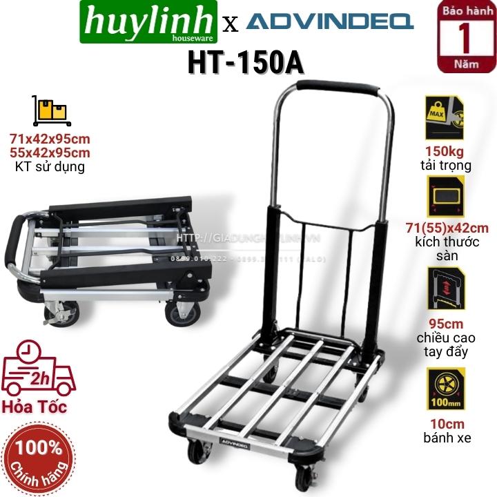 Xe đẩy hàng rút gọn advindeq ht-150a - tải trọng 150kg