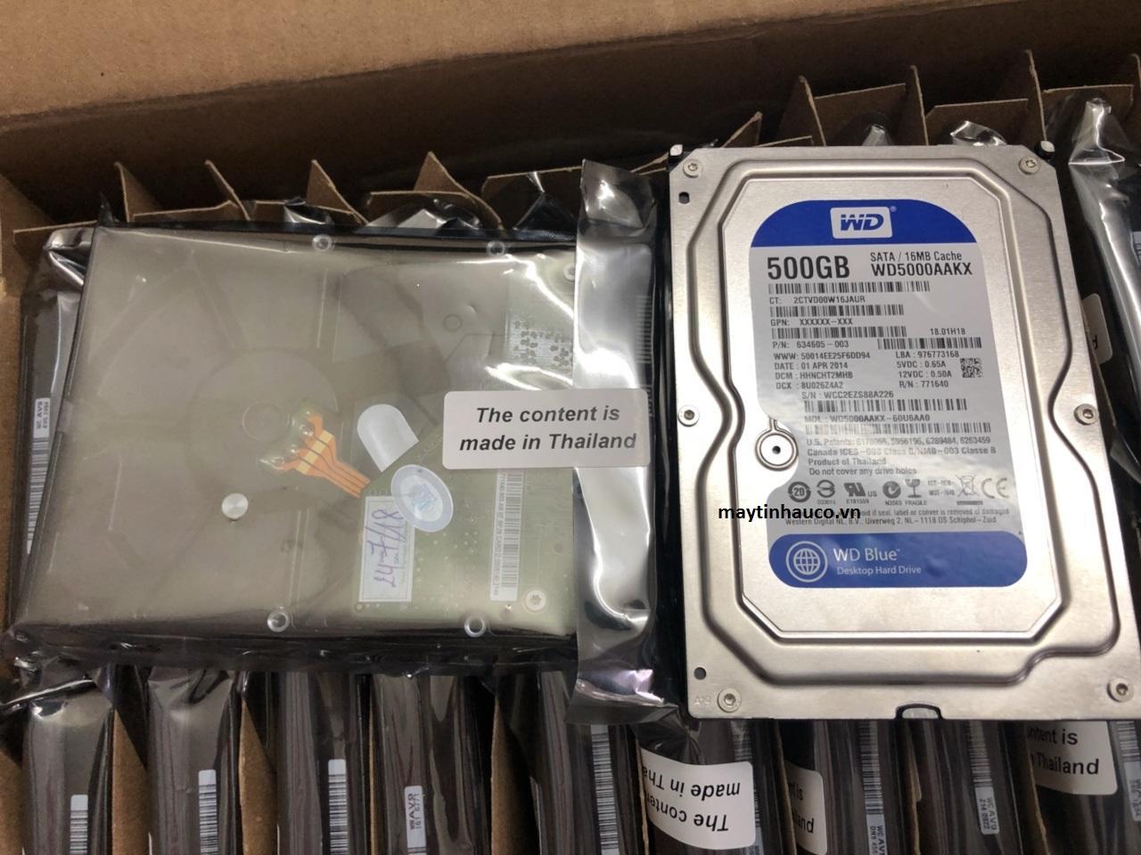 [HCM]Ổ cứng HDD WD Blue Caviar 500GB Hãng phân phối(New - BH 24T)