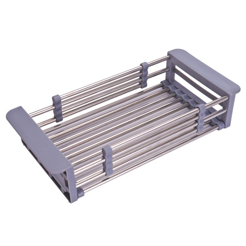 Kệ inox gác bồn rửa chén co giãn ( inox 100%) cao cấp