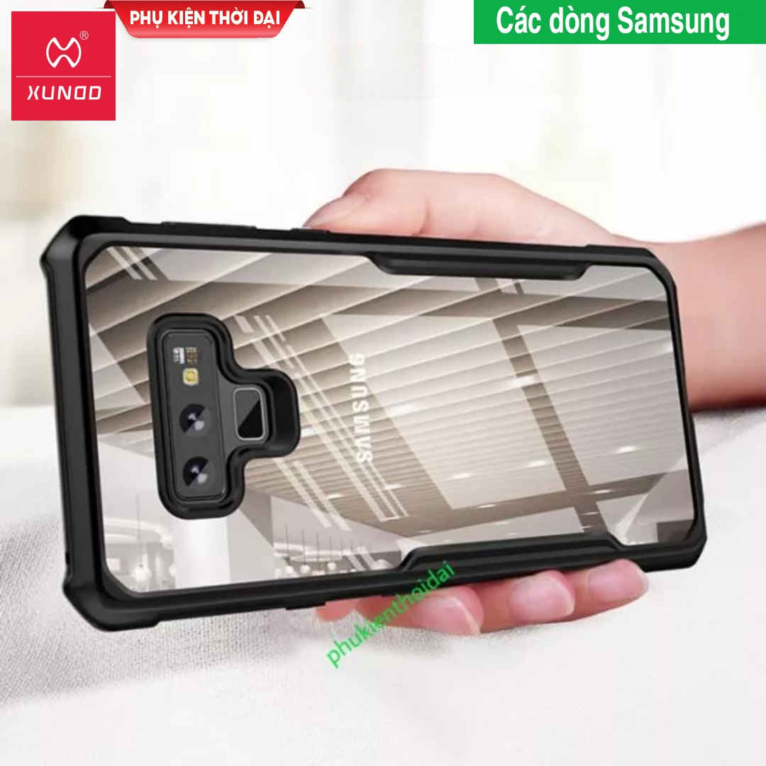 Ốp lưng Xundd cho Samsung Galaxy Note 9 / Note 10 Plus / Note 20 Ultra / S22 Ultra / S23 Ultra / S24 Ultra chống sốc 2 mét mặt lưng trong chống ố viền dẻo siêu đẹp