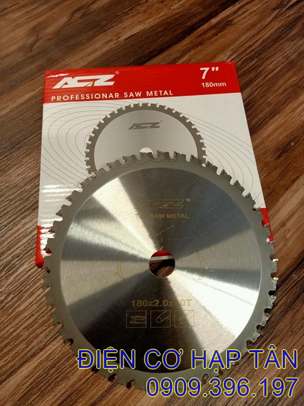 LƯỠI CẮT SẮT HỢP KIM  ACZ - 180mm