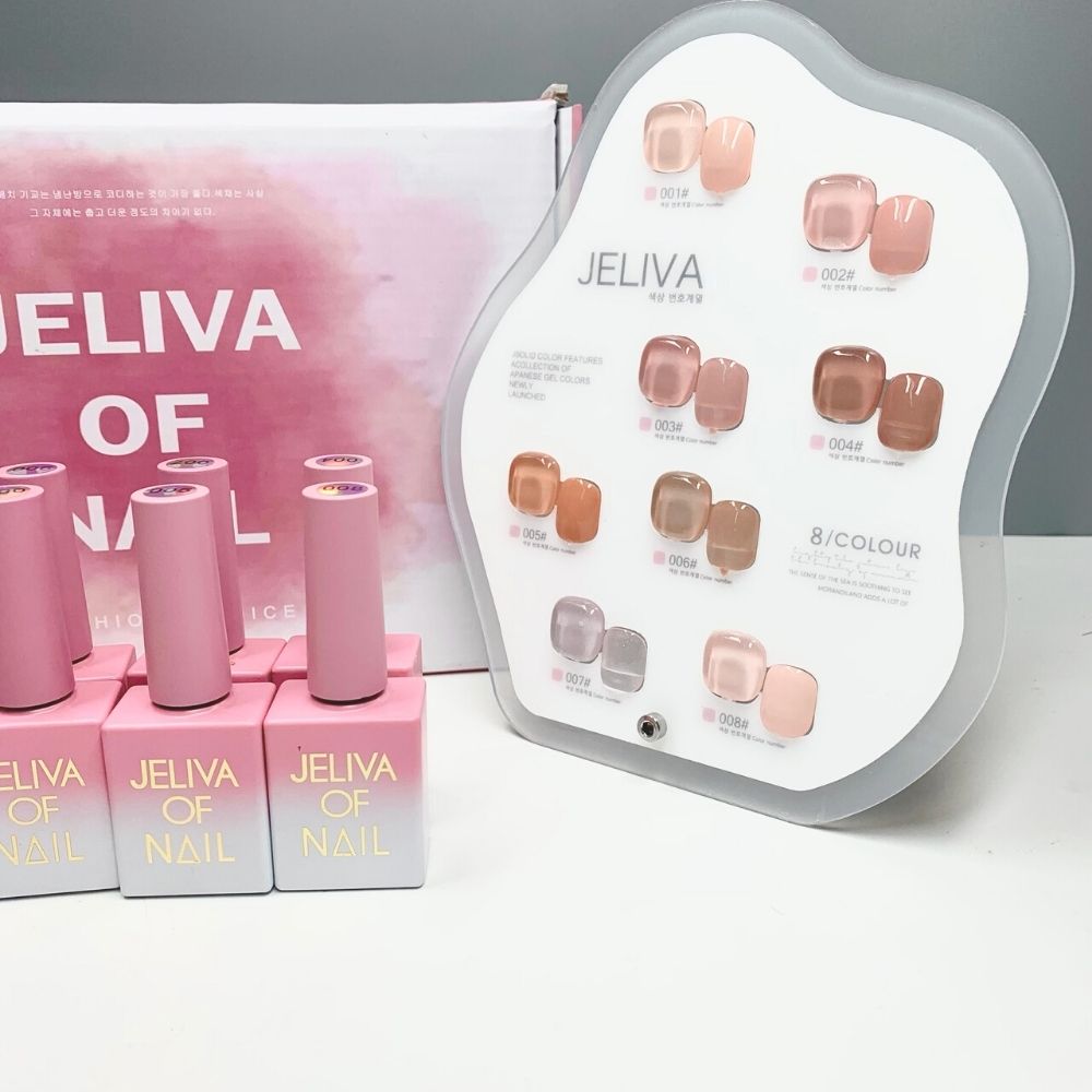 Set Sơn thạch Jeliva 8 màu