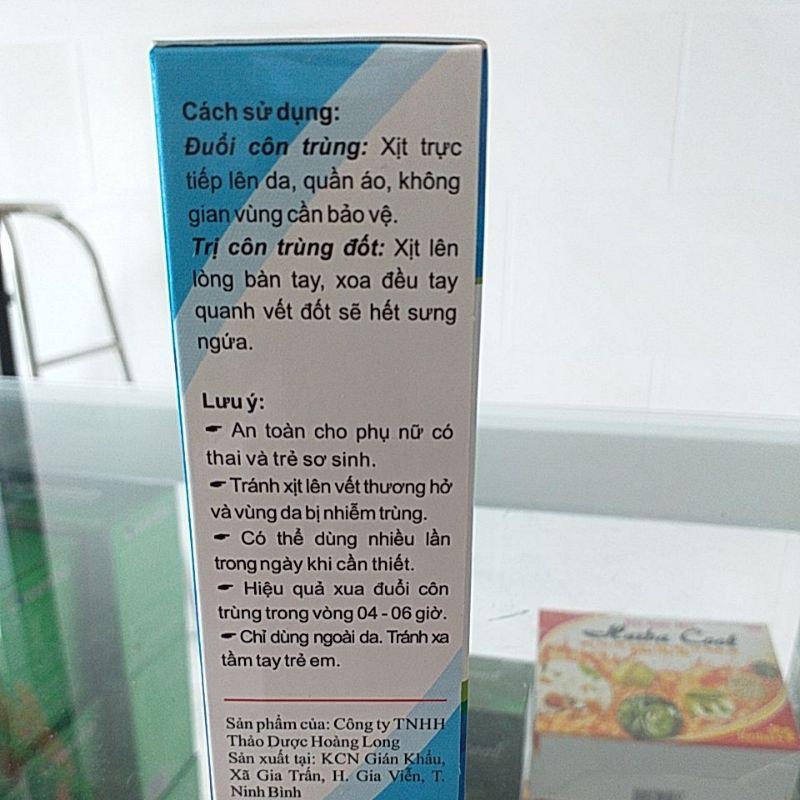 [HCM]Tinh dầu đuổi muỗi Anti-In dạng xịt 60ml