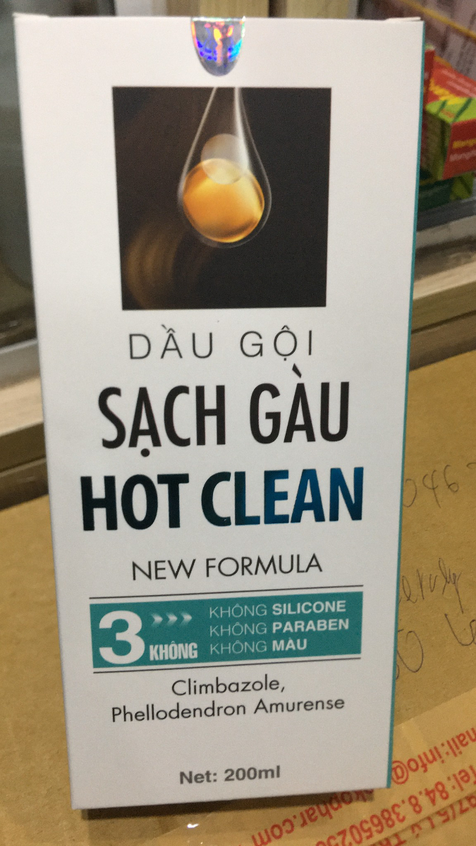 Dầu gội sạch gàu hot clean new formula 200ml