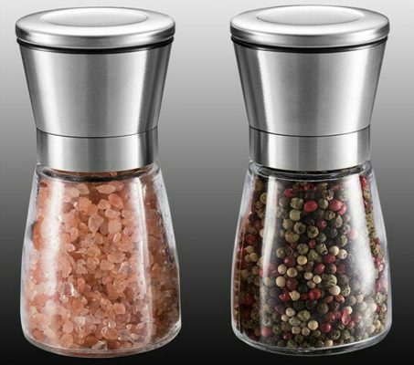 Dụng cụ xay hạt tiêu bằng thủy tinh