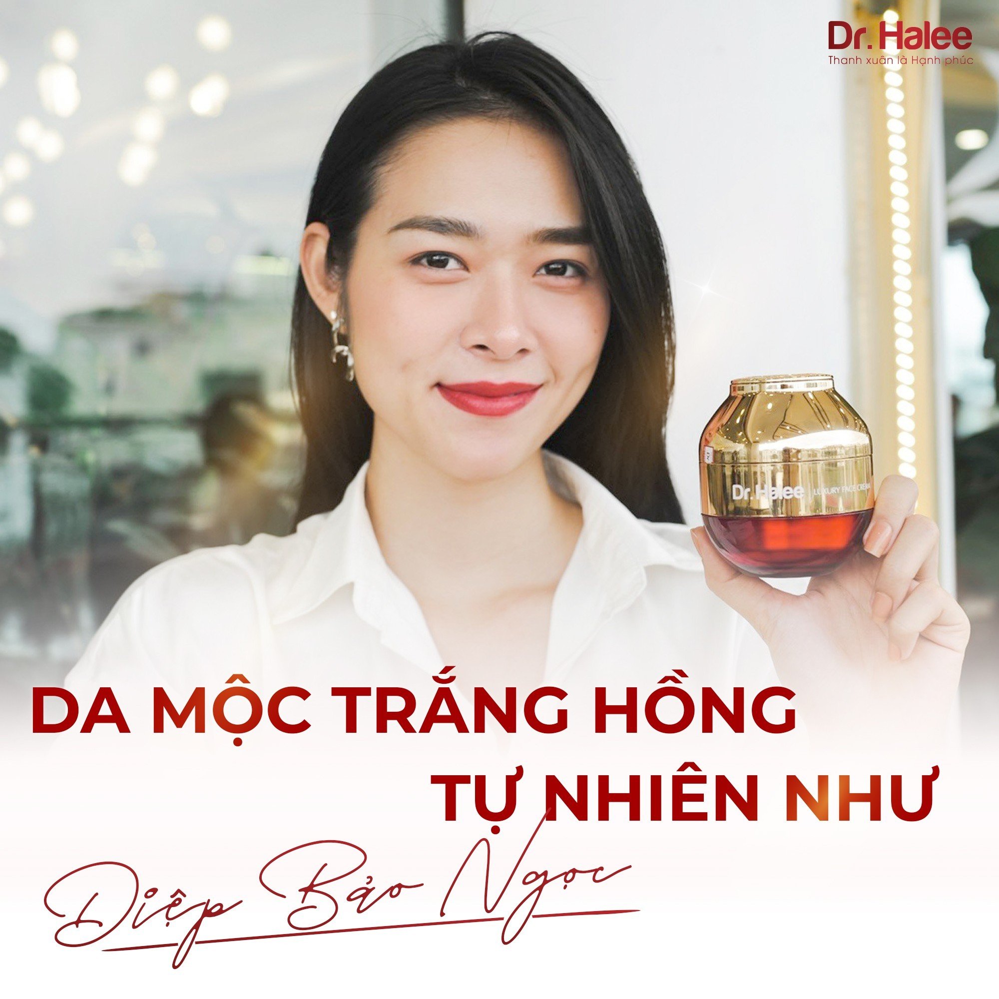 Kem Dưỡng Da Ruby Lựu Đỏ Ngày Đêm DRHALEE