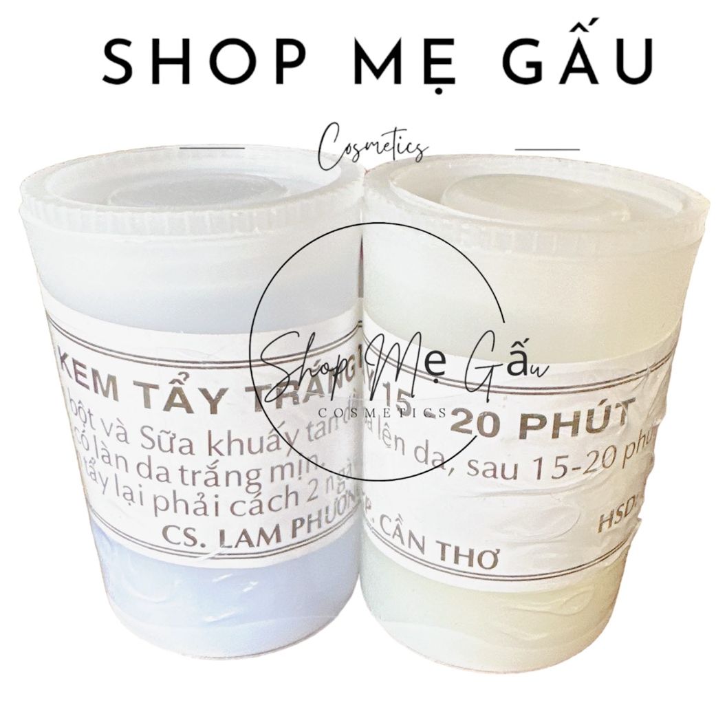Cặp bột tẩy tráng da