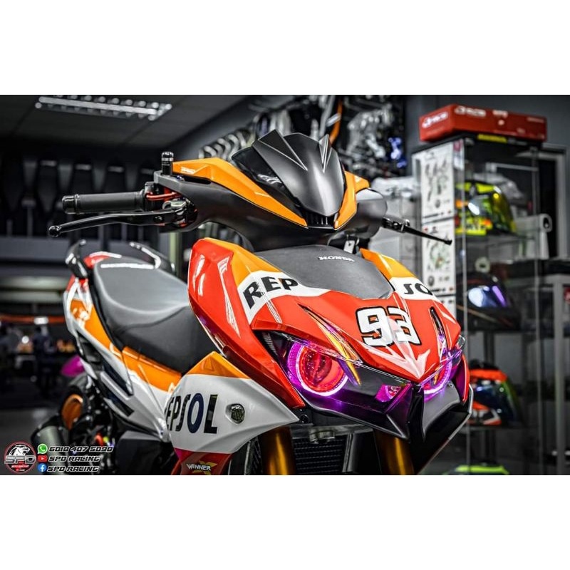 cánh gió winner x kiểu CBR 250