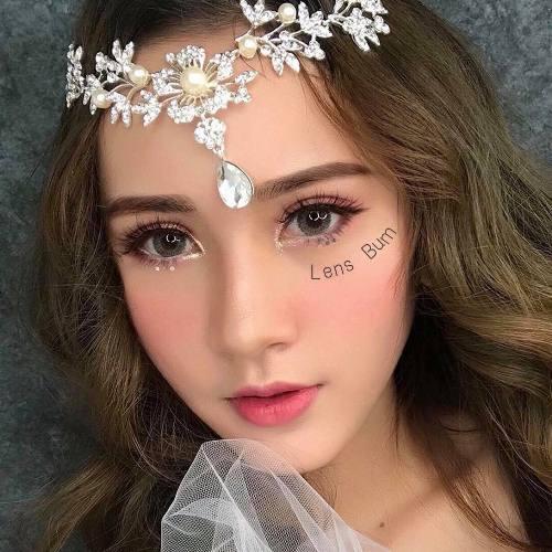 Lens xám giãn tròng không độ Lens Hàn Vassen Sexyme