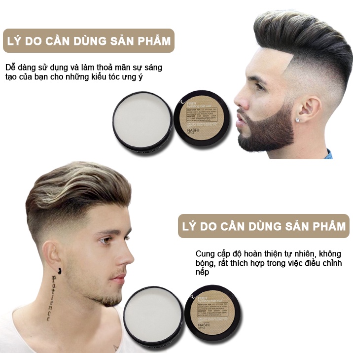 [ Siêu rẻ ] Sáp Vuốt Tóc Nam Nashi Nhập Ngoại