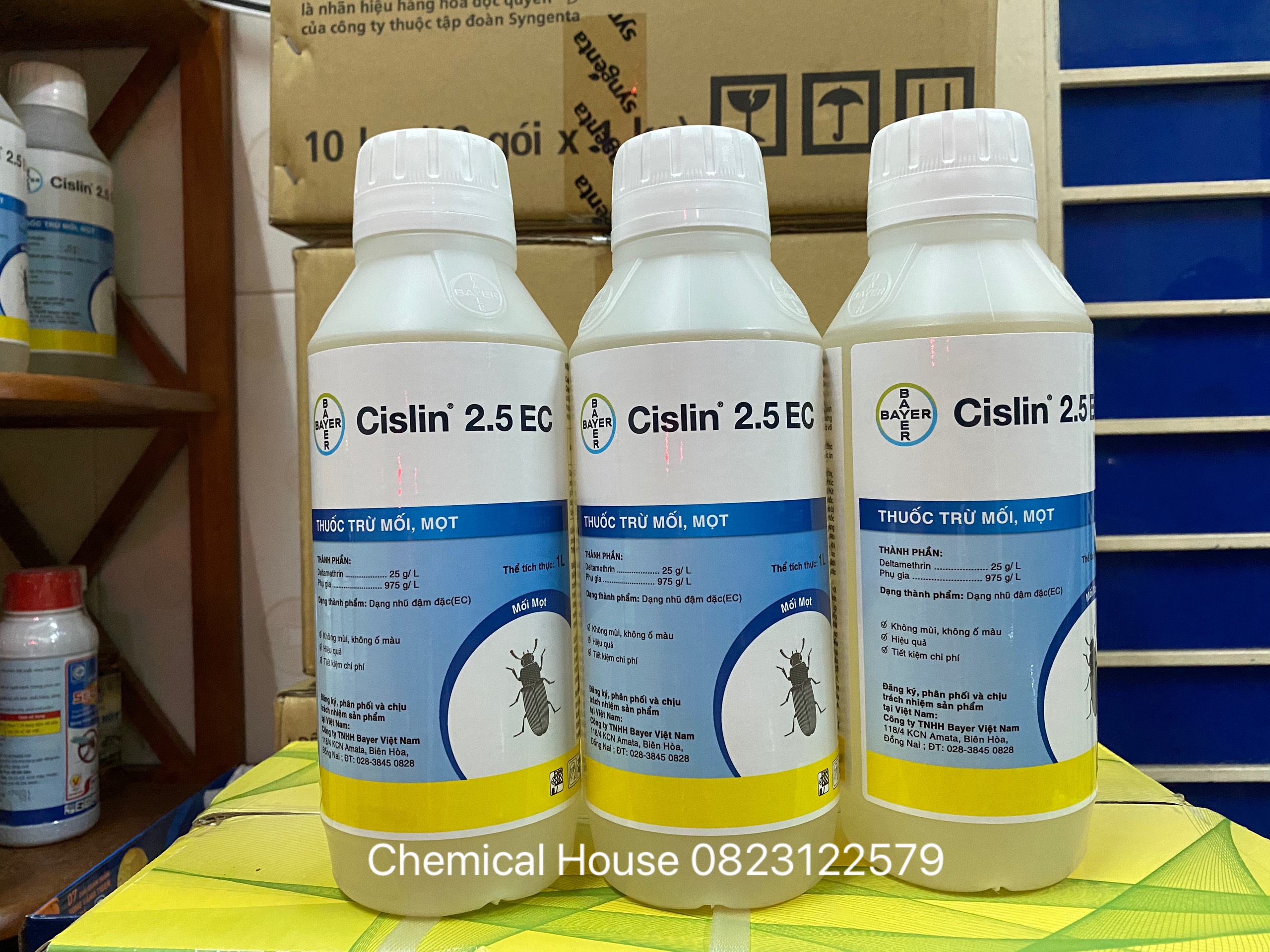 [HCM]Thuốc diệt mối diệt mọt Cislin 2.5EC - sản phẩm của Bayer (Đức)