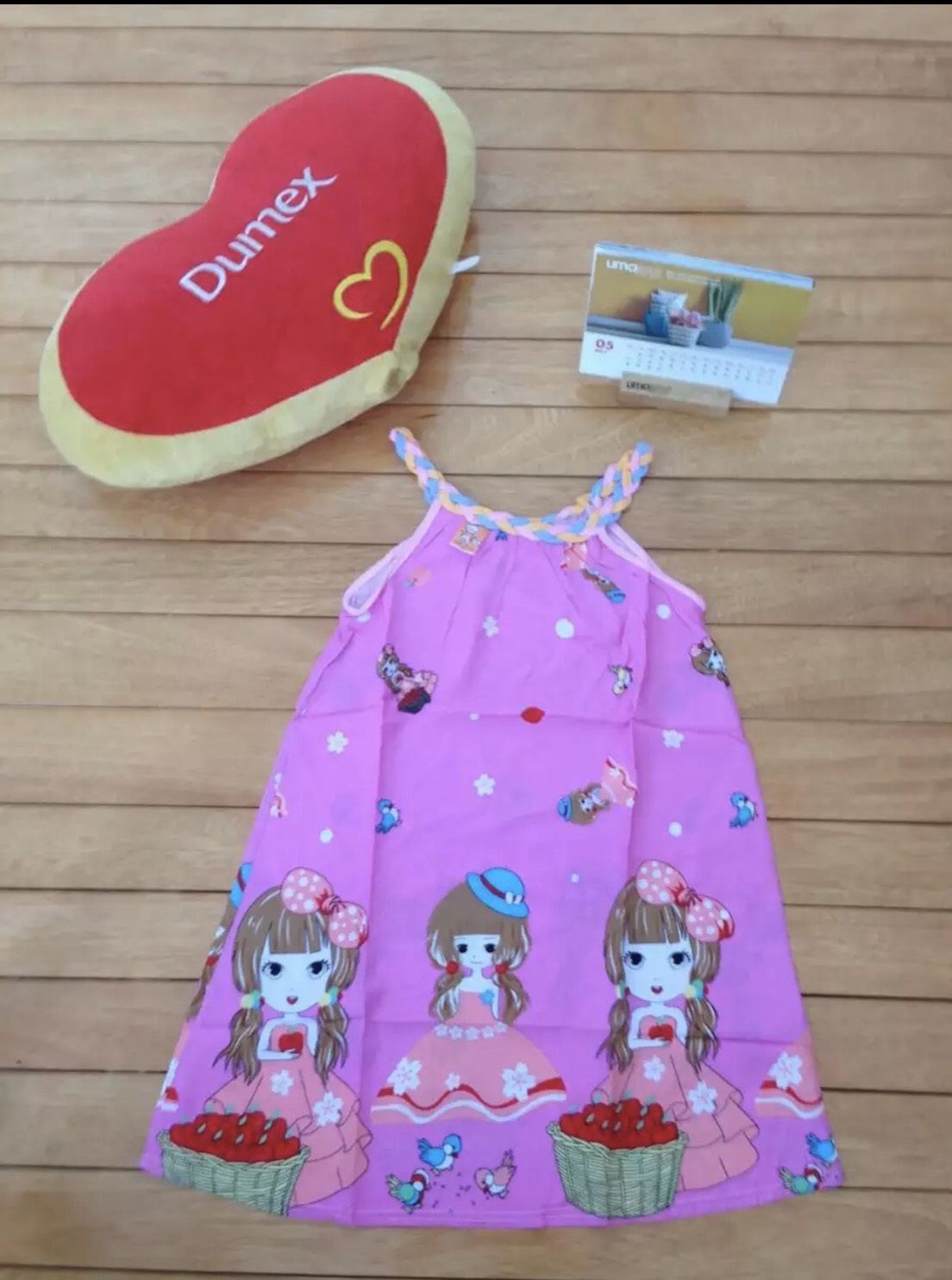 [HCM]COMBO 3 CÁI - ĐẦM  VẢI LANH IN HOẠT  HÌNH CHO BÉ GÁI TỪ 06 KG - 20KG (Nhiều màu  nhiều mẫu)