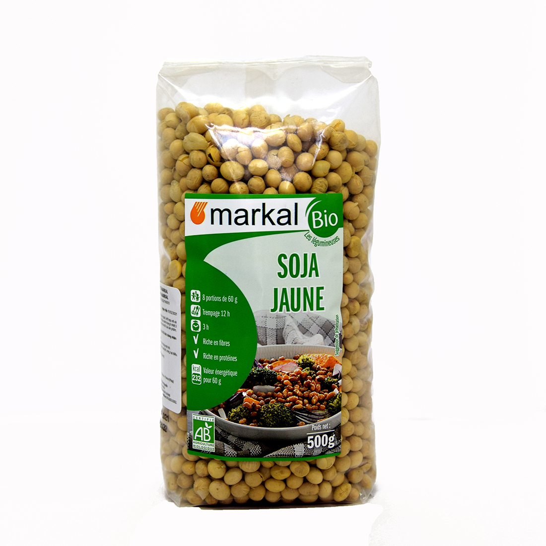 Đậu Nành Soy Beans Hữu Cơ 500g -  Markal