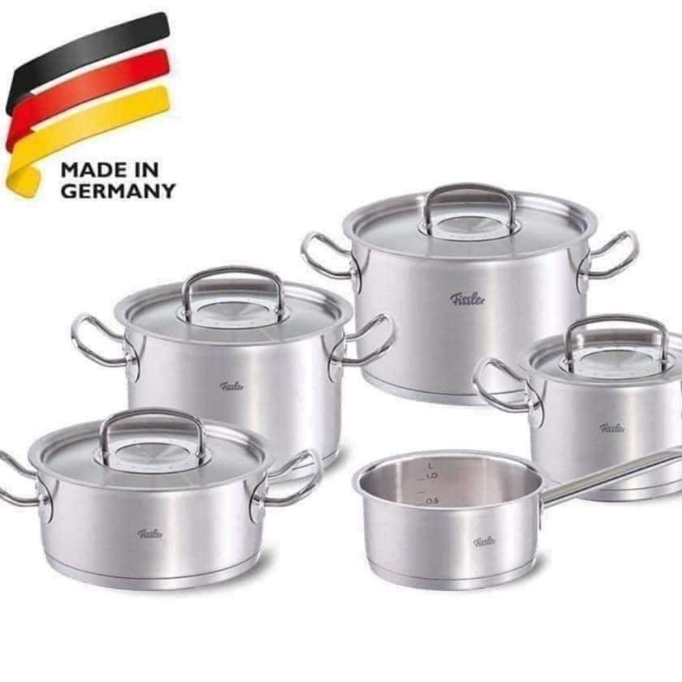 Bộ nồi FISSLER ORIGINAL PROFI (nắp vung thép)( Hàng Đức)