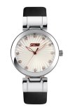 Đồng hồ nữ dây da skmei 9086