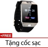 Đồng hồ thông minh smart watch dz09 + tặng 1 cốc sạc