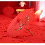 Dù cán gỗ Nhật Bản (màu đỏ)