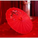Dù cán gỗ Nhật Bản (màu đỏ)