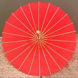 Dù cán gỗ Nhật Bản (màu đỏ)
