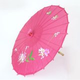 Dù cán gỗ (Hồng cánh sen)