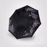 Dù Xếp Hoa Anh Đào (màu đen)