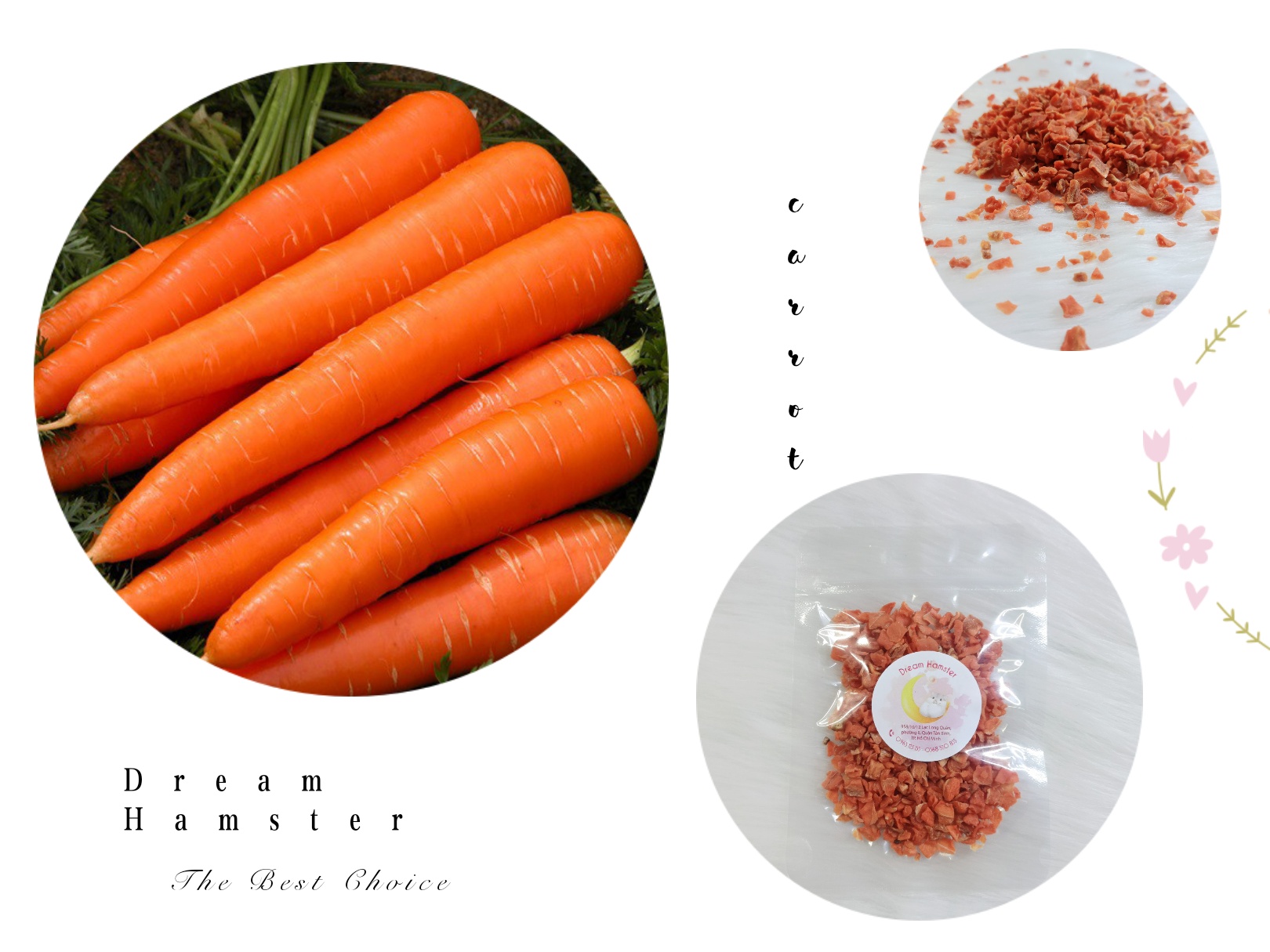Cà Rốt Sấy Cho Hamster (40gr)