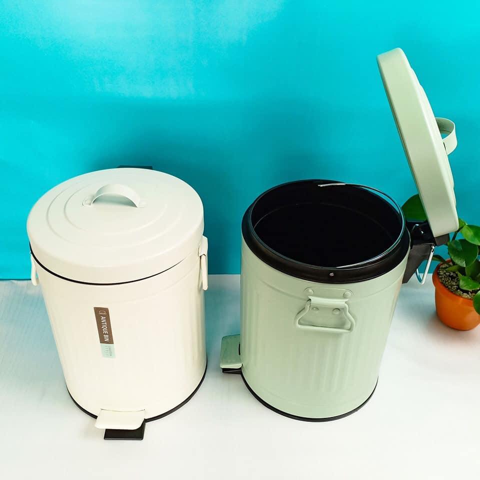 Thùng đựng rác Classic Lock&Lock BYP102W 5L - Có đạp chân