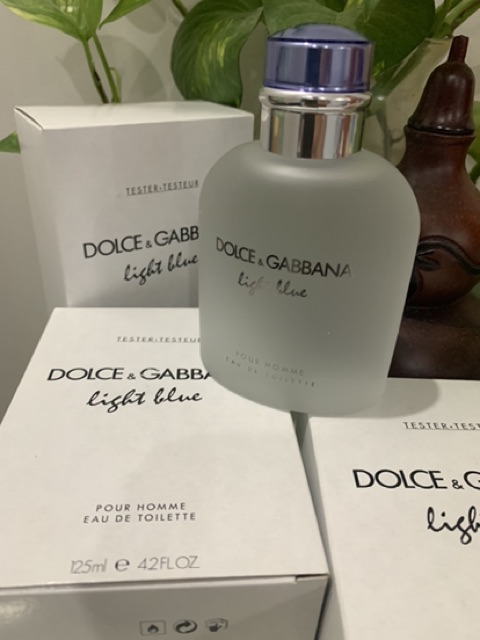 Nước hoa tester d&g light blue pour homme 125ml (hộp như hình)