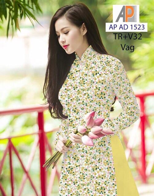 [HCM]Vải áo dài hoa nhí