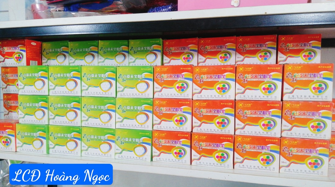 Phấn lục giác trắng - hộp 48 viên