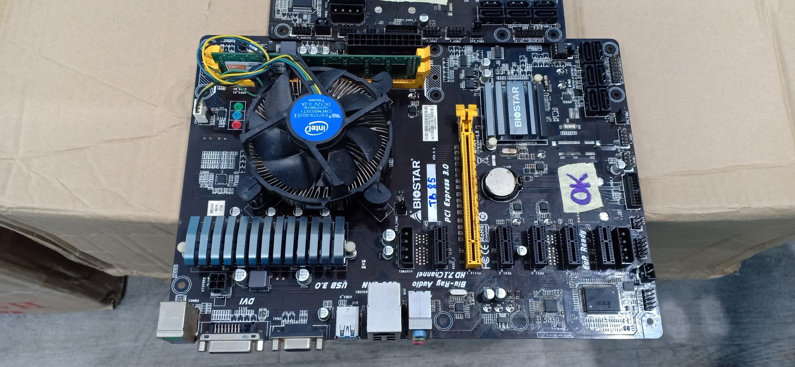 Combo main đào 6 chân b85 hoặc h81 (main + cpu+ ram) giá rẻ