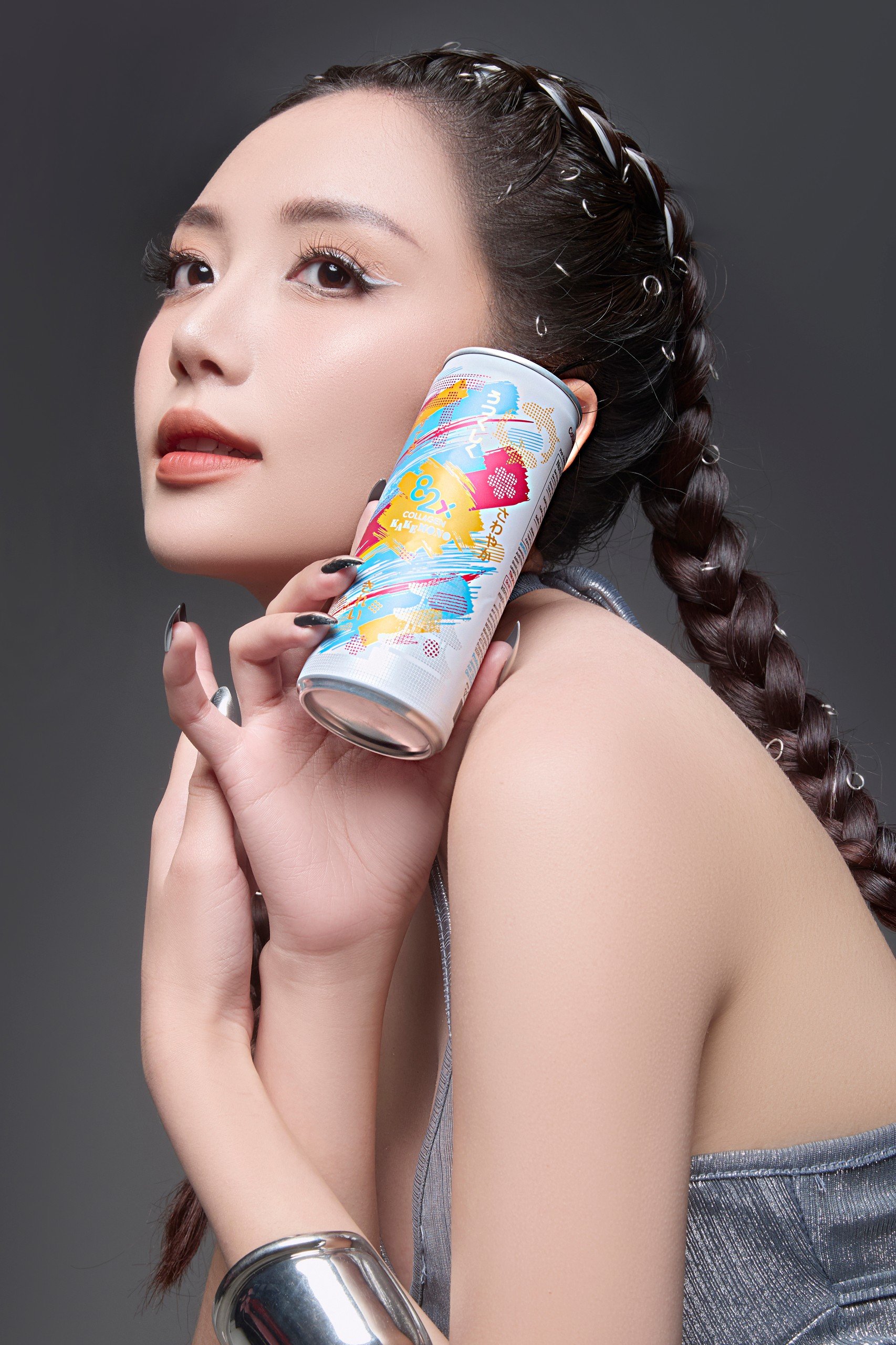 [Pack 2 Lon] Thực phẩm bổ sung Collagen beauty drink 500 miligram miixed with Vitamin C 70 miligram, pink guava flavor (82X BEAUT BRAND)  (245ml/Lon)