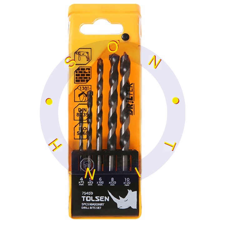 Bộ mũi khoan tường tolsen 75459