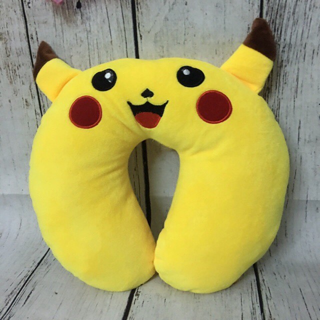 [HCM]Gối cổ Pikachu mặt cười