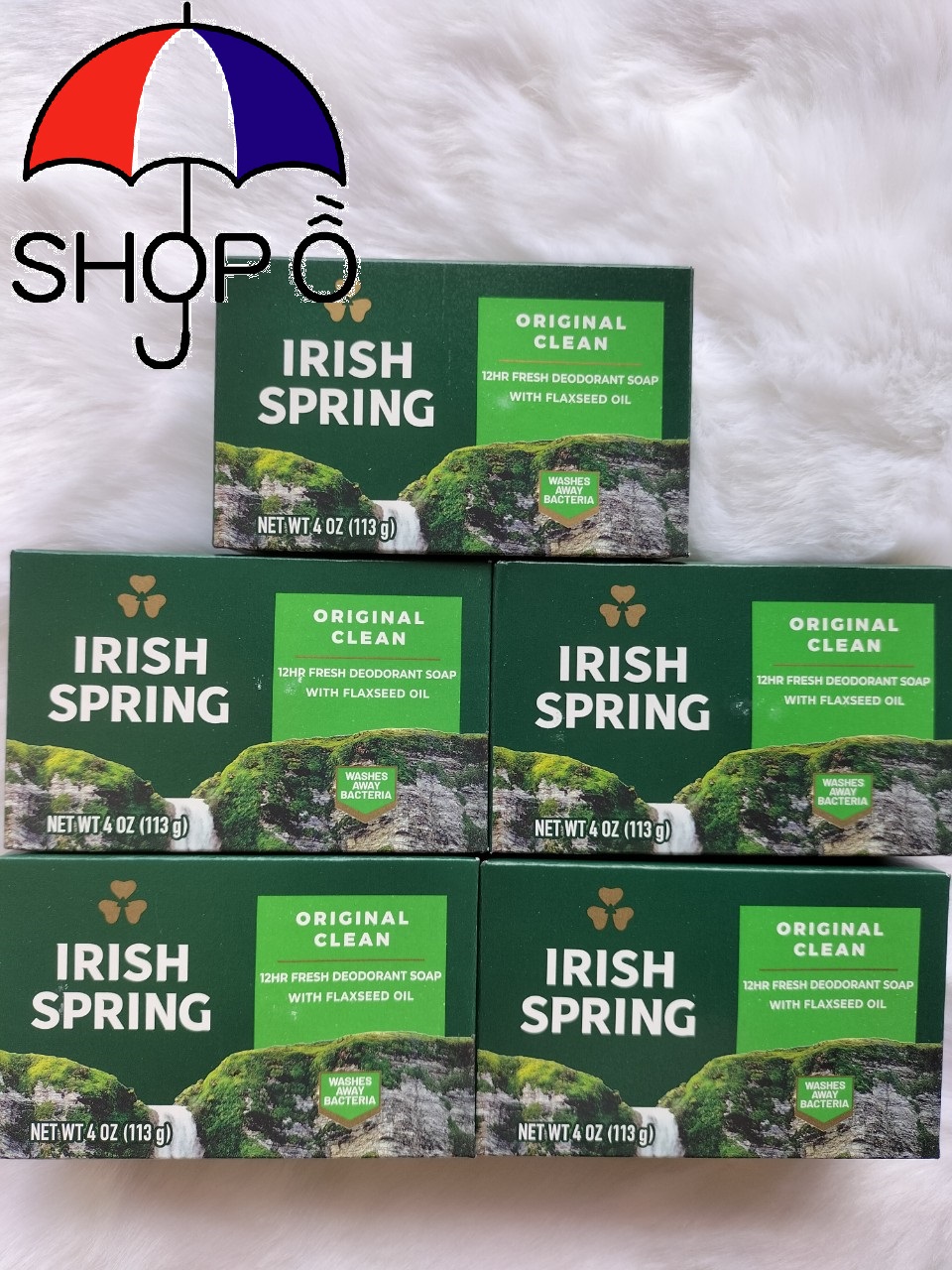 [HCM]Combo 10 cục xà bông cục Irish Spring 113gram cực thơm