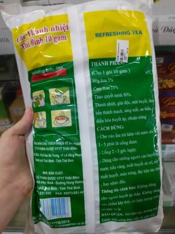 Trà thanh nhiệt Thái Bình 100 gói