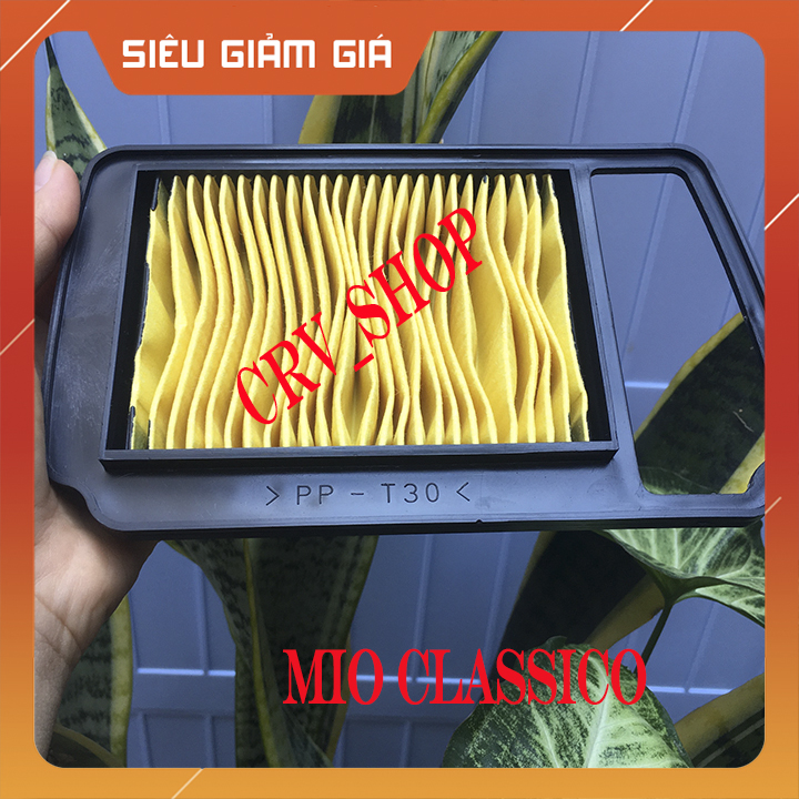 Lọc gió xe máy giúp cải thiện động cơ Mio Classico
