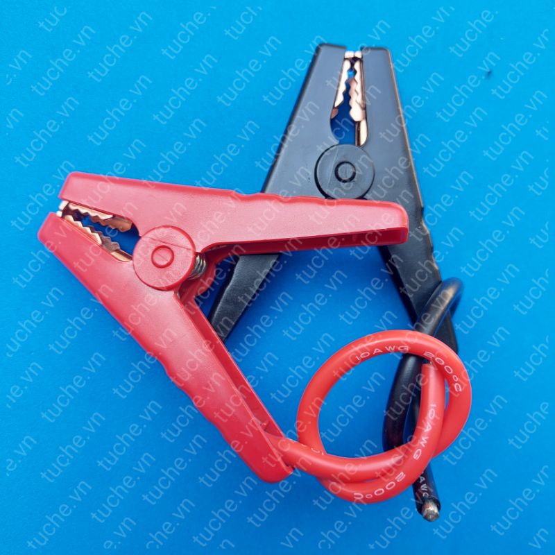 Bộ kẹp cá sấu, kẹp acquy loại lớn cao cấp