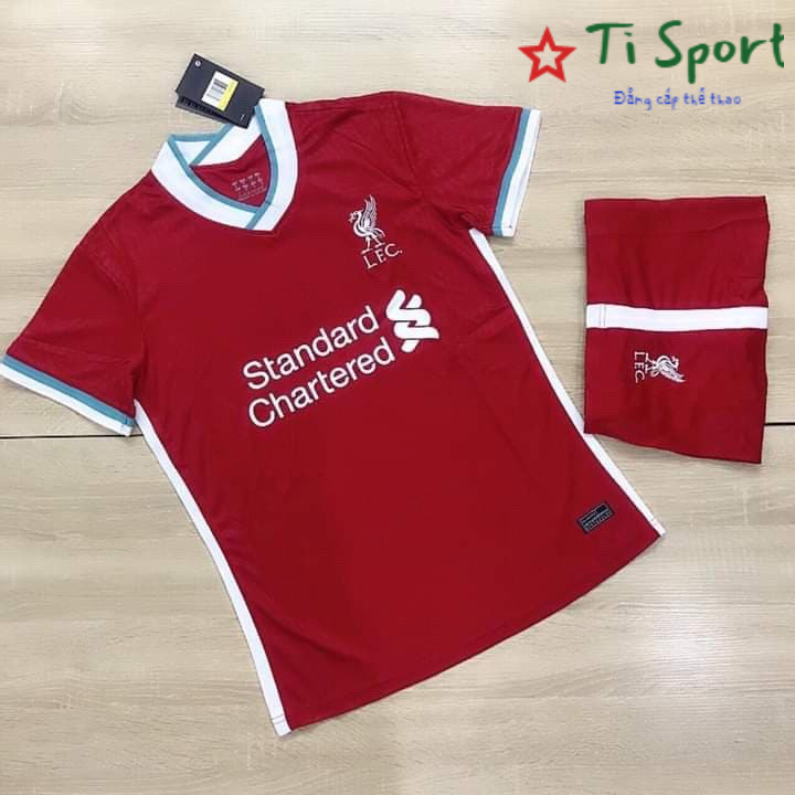 Áo bóng đá CLB Liverpool-Đỏ 2019-Thun Thái Cao Cấp