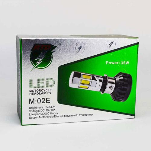 [HCM]Bóng Đèn LED Xe Máy 6 Tim Siêu Sáng (  nhập khẩu fullbox)