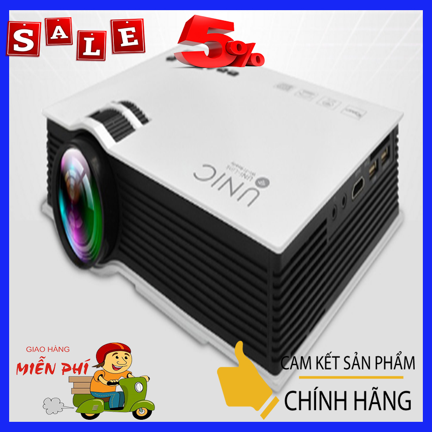 Máy chiếu mini LEJIADA UC46, 1080p kết nối wifi