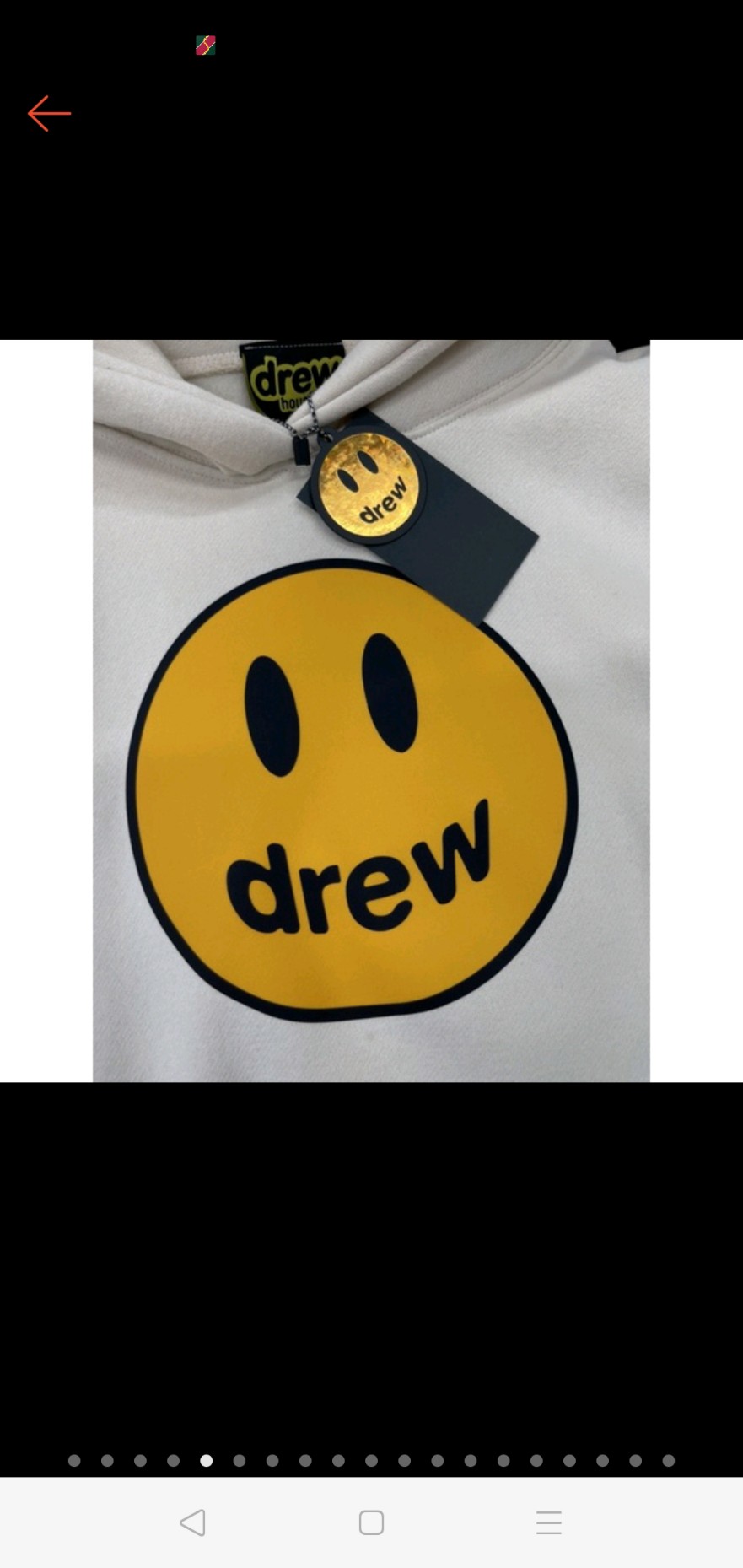 ÁO HOODYE DREW HOUSE MẶT CƯỜI SIÊU CU TE