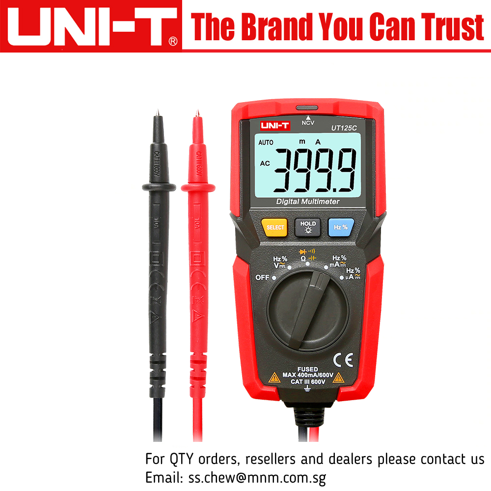 [HCM]UNI-T UT125C Pocket Size Digital Multimeter