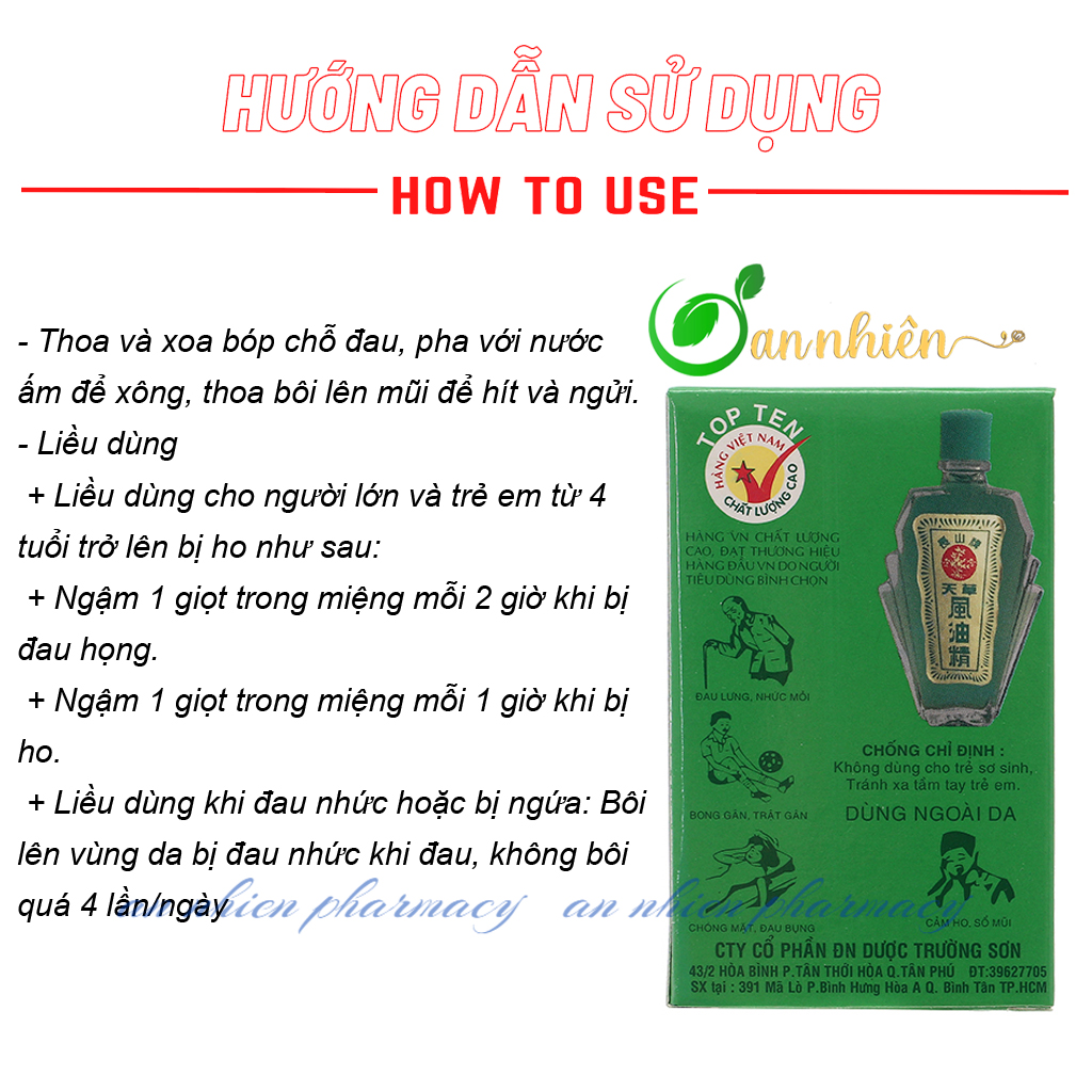 Dầu gió xanh Thiên Thảo